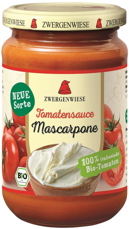 Salsa di pomodoro biologica con mascarpone senza glutine 340 ml – Zwergenwiese
