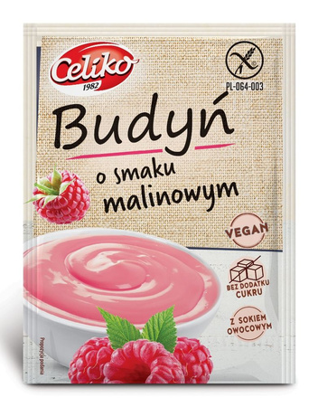 Budino al lampone senza glutine 40 g - Celiko