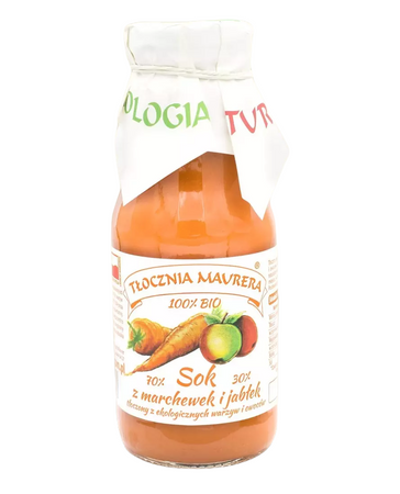 Succo di carote e mela NFC BIO 300 ml – Tłocznia Maurera