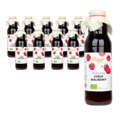 KIT 10 x sciroppo di lampone BIO 750 ml