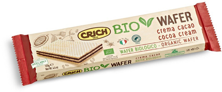Wafer con crema al cacao Biologico 125 g – Crich
