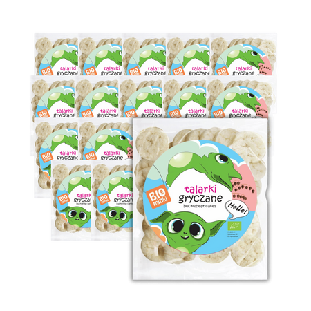 SET 15 x Thalis di grano saraceno bio 55 g - Biominki