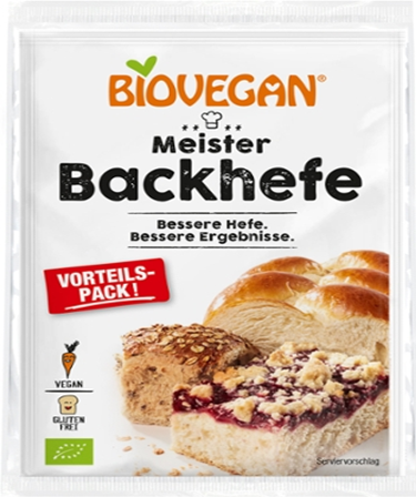 Lievito secco senza glutine bio (3 x 7 g) 21 g - Biovegan