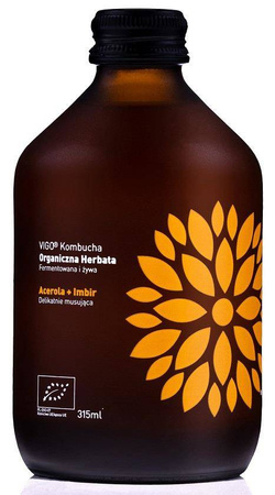SET 8 x Kombucha zenzero+acerola bio 330 ml