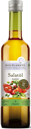 Olio da insalata spremuto a freddo Biologico 500 ml – Bio Planete