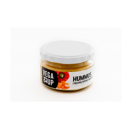 Hummus con paprika affumicata e carote 200 g – Vega Up