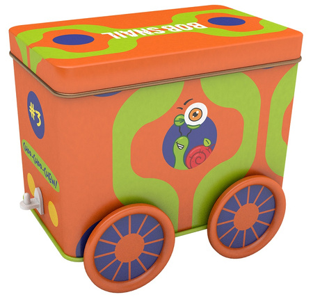 Carro: snack e gelatine di frutta con giocattolo e adesivo senza glutine 107g - Bob Snail (prodotto stagionale)