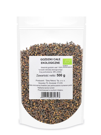 Chiodi di garofano interi bio 500 g - Dary Natury