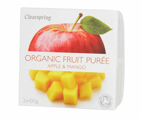 Dessert mela e mango biologico 200 g – Clearspring