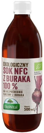 Succo di barbabietola 100% NFC Biologico 500 ml – Ekowital