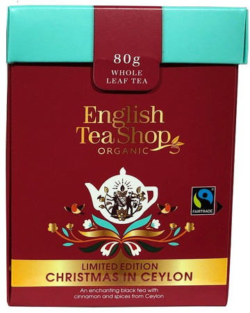 Tè Ceylon - edizione natalizia (20 x 4) Biologico 80 g – English Tea Shop