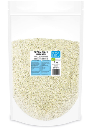 Sesamo bianco decorticato Biologico 3 kg – Horeca