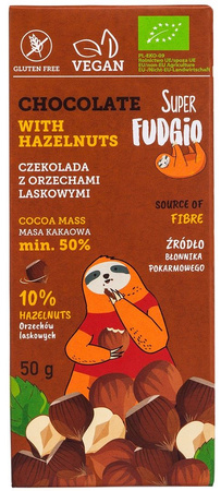 Cioccolato alla nocciola BIO 50 g