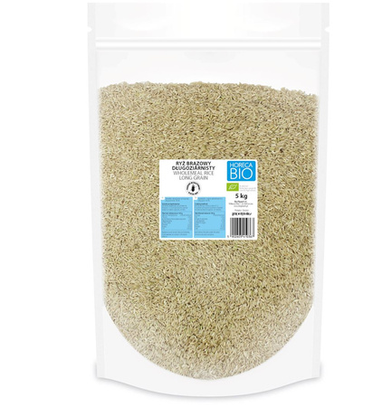 Riso integrale a grana lunga bio 5 kg