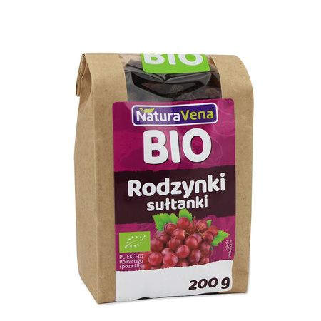 Uva sultanina bio 200 g - Naturavena