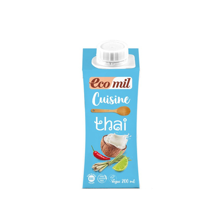 Crema di cocco tailandese senza glutine bio 200ml - Ecomil