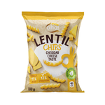 Patatine di lenticchie rosse al gusto di formaggio Cheddar 100 g