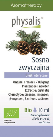 Olio essenziale di pino silvestre BIO 10 ml – Physalis