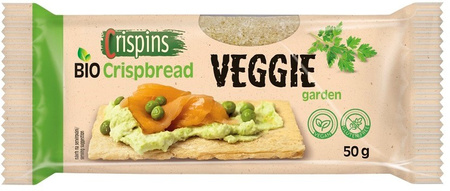 Pane croccante senza glutine con verdure BIO 50 g