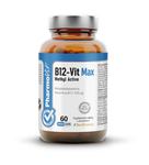 Integratore alimentare di vitamina B12 60 capsule 17,4 g (etichetta pulita) - Pharmovit
