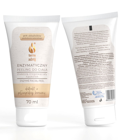 Peeling enzimatico del corpo 70 ml - Terra Zdrój (serie torba)