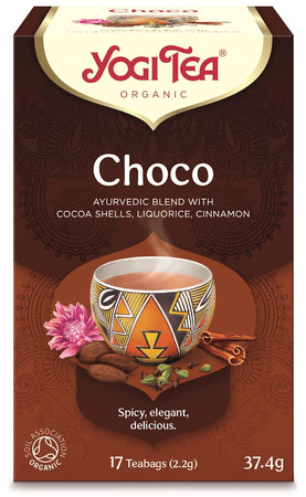 Tè al cioccolato con cacao (Choco) bio (17 x 2,2 g) 37,4 g