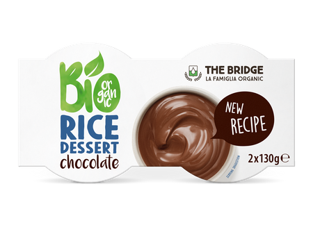 Dessert di riso e cioccolato senza glutine Biologico (2 x 130 g) 260 g – The Bridge