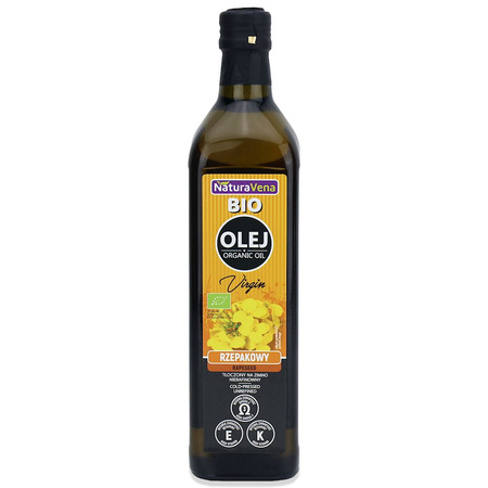Olio di colza spremuto a freddo non raffinato Biologico 750 ml – Naturavena