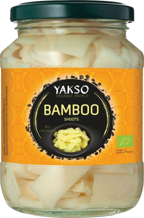 Germogli di bambù a fette in salamoia biologici 340 g (175 g) – Yakso