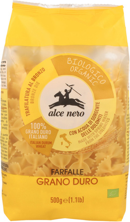 Pasta di semola biologica farfalle 500 g – Alce Nero