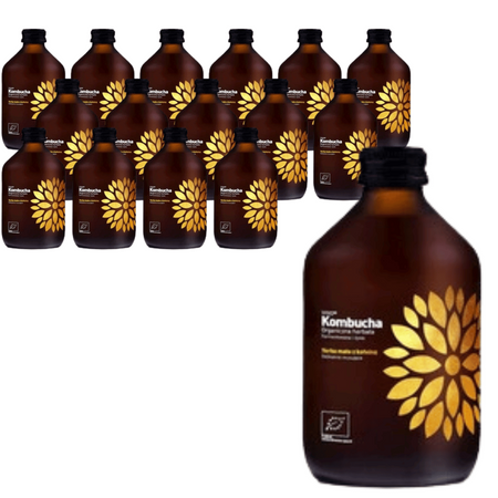 Set di 16 x kombucha yerba mate bio 330 ml