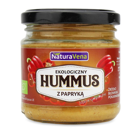 Hummus al peperone Biologico 185 g – Naturavena