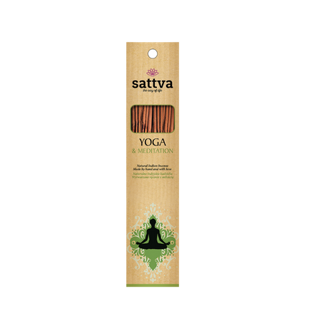 Incenso indiano yoga e meditazione (15 bastoncini) 30 g - Sattva
