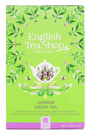 SET 6 x Tè verde al gelsomino (20 x 2) bio 40 g