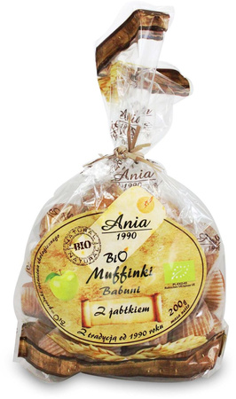 Muffin della nonna con mela biologici 200 g – Ania Bio