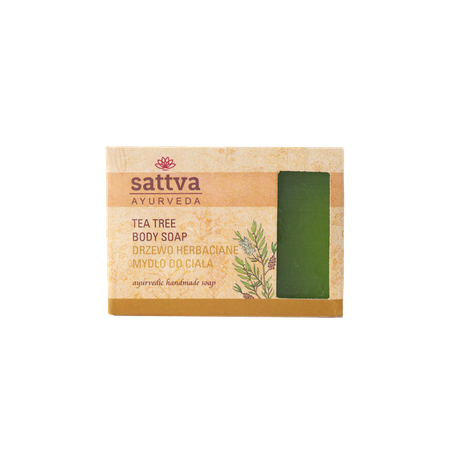 Saponetta per il corpo al Tea Tree 125 g - Sattva