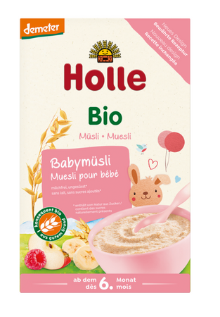 Porridge di cereali e frutta senza zuccheri aggiunti da 6 mesi demeter bio 250 g - Holle