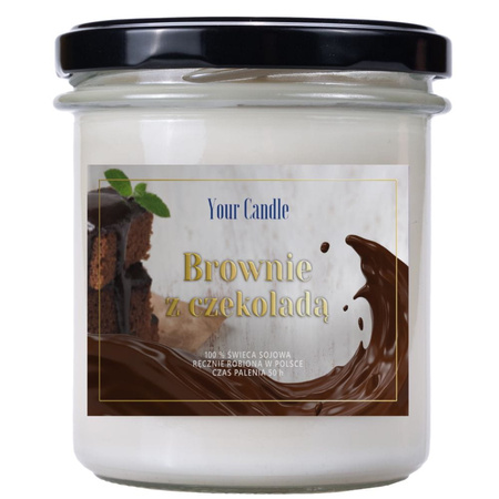 Candela di soia Brownie al cioccolato 300 ml – Your Candle