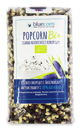 Mais blu da popcorn biologico 350 g – Bluecorn