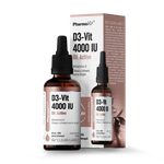 Vitamina D3 gocce 100 mcg (4000 iu) integratore alimentare senza glutine 30 ml - Pharmovit