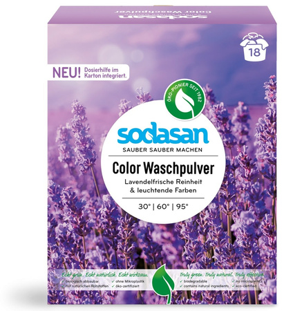 Detersivo in polvere universale alla lavanda BIOLOGICO 5 kg – Sodasan