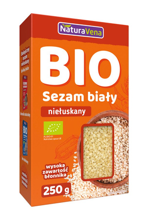 Sesamo bianco non decorticato Biologico 250 g – Naturavena