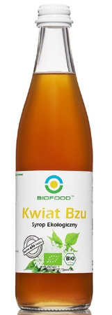 Sciroppo di fiori di sambuco senza glutine bio 500 ml - BIO FOOD