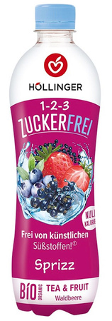 Bevanda gassata al gusto di frutta di bosco senza zucchero bio 500 ml - Hollinger