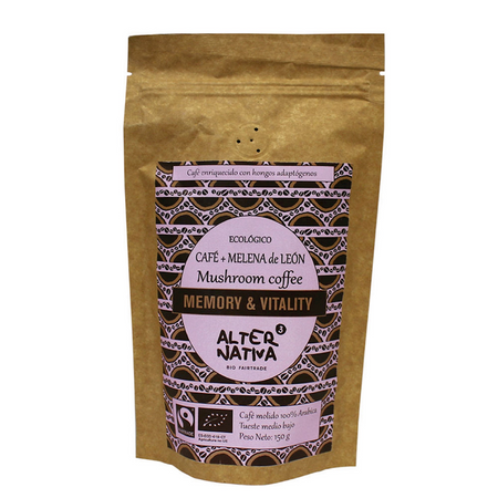 Lion's mane caffè macinato arabica bio 150 g - Alternativa3