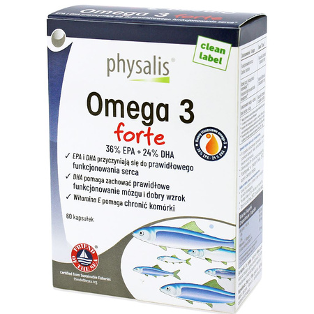 Omega 3 forte integratore alimentare 60 capsule - Physalis