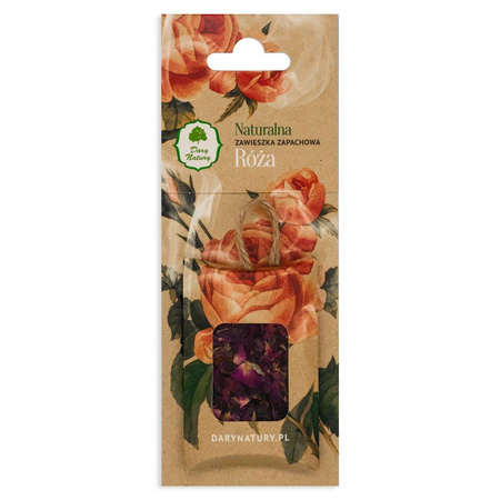 Ciondolo di profumo di rosa naturale 1 pz. - Dary Natury