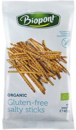 Bastoncini salati senza glutine bio 45 g