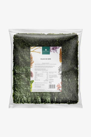 Alga marina nori arrostita per sushi bio 15 g