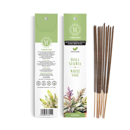 Incensi Indiani Salvia Bianca (10 pz) 16 g – Your Candle
